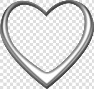 Silver Heart   Silver Heart Clip Art  HD Png Download