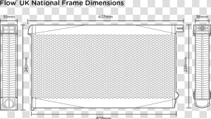 Flow Hive Frame Dimensions  HD Png Download