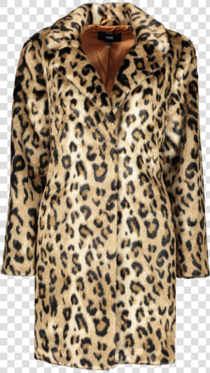 Front View Image Of Line Gisela Coat Ocelot   Overcoat  HD Png Download