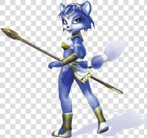 Wielding Her Staff  Krystal Could Easily Replace Wolf   Star Fox Krystal  HD Png Download