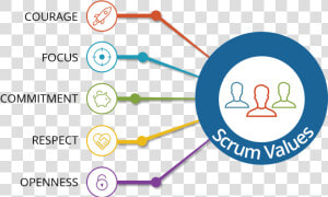 Scrum Alliance Scrum Values  HD Png Download