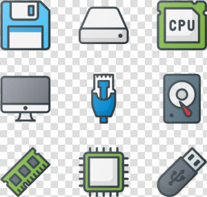 It  amp  Components   Electronic Components Icon Png  Transparent Png