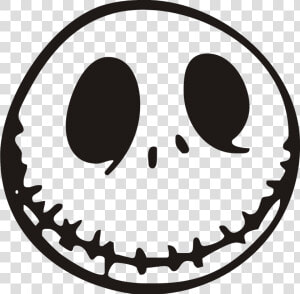 Dibujos Ideia Criativa   Printable Jack Skellington Face  HD Png Download