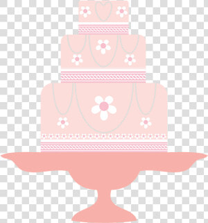 Pink Wedding Clipart   Cake Decorating  HD Png Download