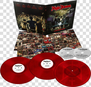 European Import Version Triple Lp In Transparent Red smoke   Night Demon Live Darkness  HD Png Download