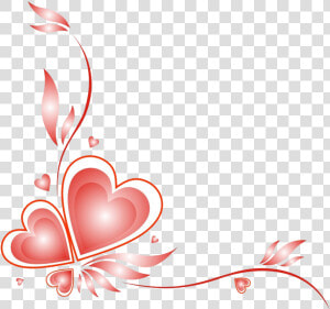 Heart Border Png Download   Transparent Love Heart Border  Png Download