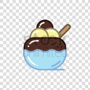 Transparent Ice Cream In A Bowl Clipart   Macaroon  HD Png Download