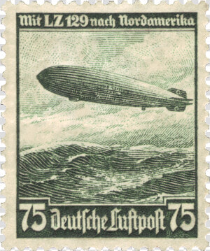 Hindenburg Post Stamps 1936  HD Png Download