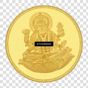 Lakshmi Gold Coin Coins   Gold Coin Transparent  HD Png Download