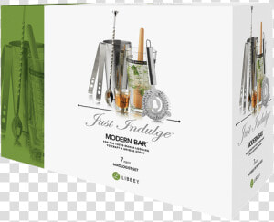 Libbey Modern Bar Cocktail Mixologist 7 Pc Set   Libbey Mixologist 7 Piece Cocktail Set  HD Png Download