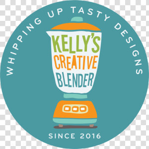 Kelly S Creative Blender Shop Logo   Label  HD Png Download