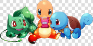 Charmander Bulbasaur Y Squirtle  HD Png Download