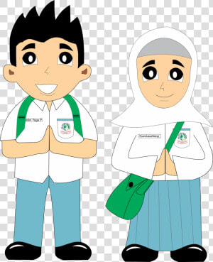 Gambar Kartun Muslim Lelaki Gambar Kartun   Anak Sma Kartun Png  Transparent Png