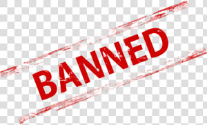 Banned Png Stamp Transparent   Banned Sign Transparent Background  Png Download