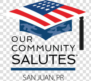 Our Community Salutes Logo  HD Png Download