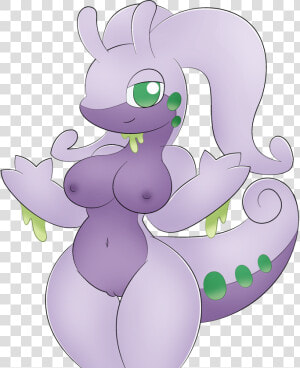 Goodra Pokemorph   Cartoon  HD Png Download