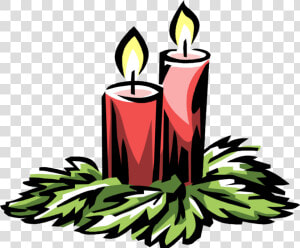 Transparent Christmas Candle Png   Christmas Candle Vector Png  Png Download