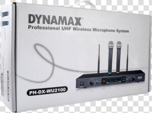 Professional Uhf Wireless Microphone System With 2   Cassette Deck  HD Png Download