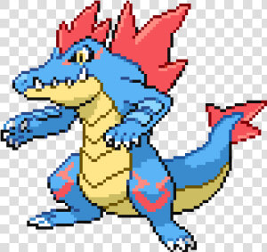 Feraligatr Sprite  HD Png Download