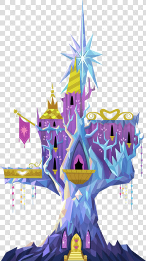 Transparent Castle Vector Png   My Little Pony Castle Of Friendship  Png Download