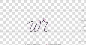 How To Connect Cursive W With R   Handwriting  HD Png Download