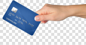 Credit Card Png   Hand With Credit Card Png  Transparent Png