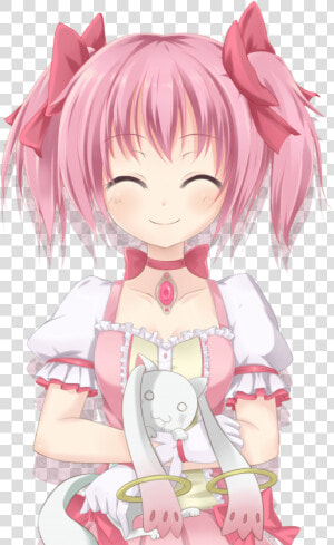 Madoka And Kyubey  HD Png Download