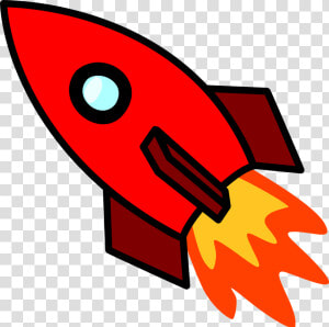 Transparent Rocketship Png   Red Rocket Clipart  Png Download