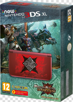 New Nintendo 3ds Xl Monster Hunter Generations Edition   Monster Hunter Generations New 3ds  HD Png Download