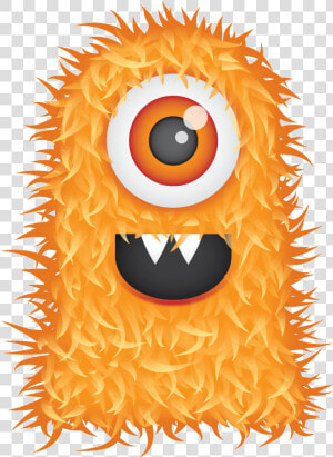 Cute Hairy Monster   Cute Monster Clipart  HD Png Download