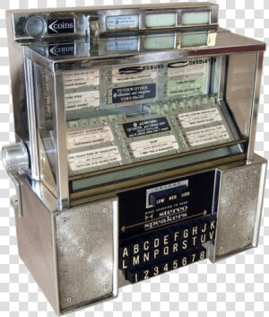 Vintage Table Jukebox With Stereo Speakers   Jukebox  HD Png Download