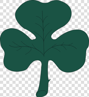 Free Clipart Of A St Paddy S Day 4 Leaf Clover Shamrock  HD Png Download