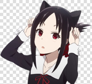  kaguya  kaguya sama  waifu  waifu♡  anime  animegirl   Kaguya Sama Love Is War Cat Ears  HD Png Download