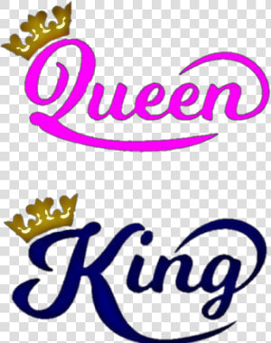  king  queen  crown  daddybrad80  daddybrad   Calligraphy  HD Png Download