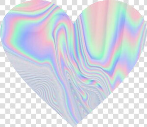  holographic  holo  pastel  rainbow  heart  love   Transparent Rainbow Love Heart  HD Png Download