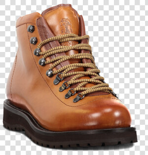 Hiking Boot Leather Cognac   Work Boots  HD Png Download