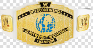 Transparent Championship Belt Png   Wwe Belt Intercontinental  Png Download