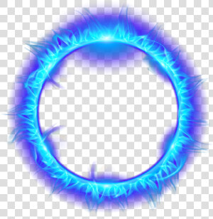 Blue Burning Fire Light Flame Of Ring Clipart   Transparent Fire Ring Png  Png Download