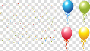 Confeti Globos Png  Transparent Png