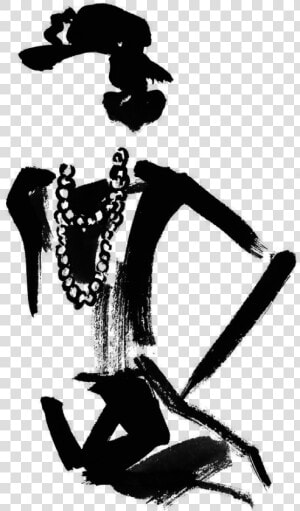 Coco Chanel Png   Black And White Coco Chanel  Transparent Png