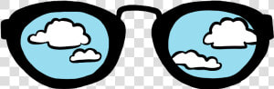  glasses  sunglasses  black  outline  madebyme  outlines   Graphic Sketch Goggle Png  Transparent Png