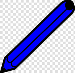 Blue Pencil Svg Clip Arts   Cartoon Blue Pencils Png  Transparent Png