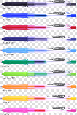 Kokoro Product   Warna Pulpen Kokoro  HD Png Download