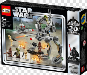 Lego Clone Scout Walker   Lego Star Wars 20th Anniversary Clone Scout Walker  HD Png Download