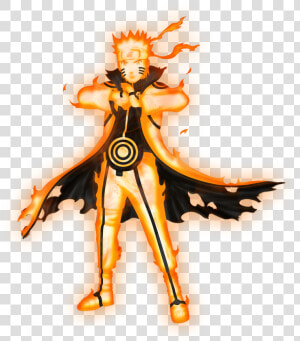 Naruto Uzumaki Sage Mode Full Body   Naruto Modo Kurama Png  Transparent Png