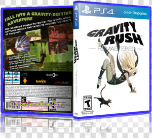 Sony Playstation 4 Ps4   Gravity Rush Remastered Cover  HD Png Download