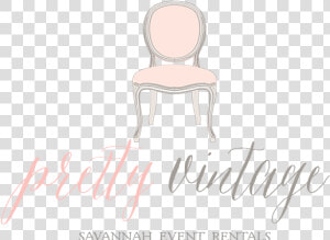 Pretty Vintage Event Rentals Savannah  Ga Logo   Bg Photography  HD Png Download