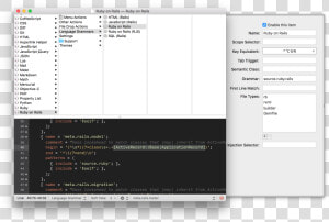 Screen Shot 2017 01 16 At   Textmate Ruby On Rails  HD Png Download