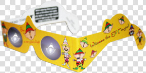 Elf Holiday Specs 3d Glasses See Elf Holograms At Every   Glasses  HD Png Download