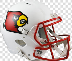 Louisville Cardinals Replica Full Size Speed Helmet   Louisville Cardinals Helmet  HD Png Download